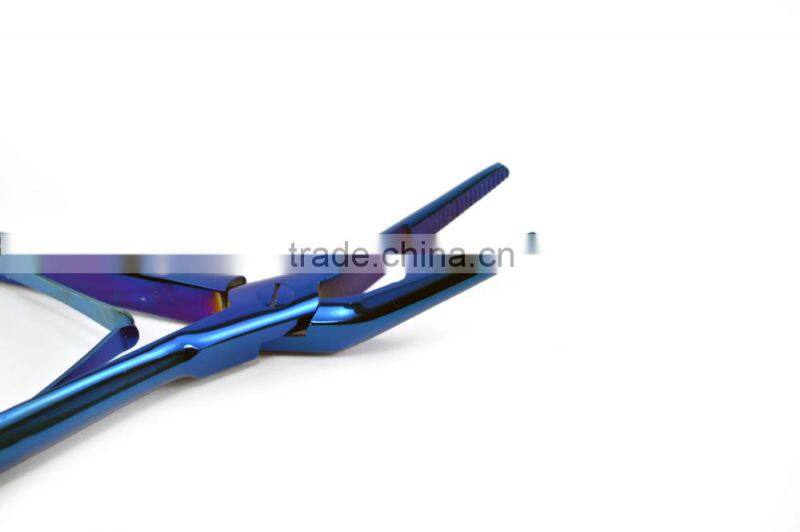 Professional Blue Titanium Color Hair Extension Tools Kit