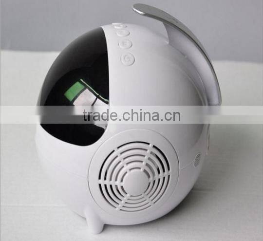 Portable wireless Cute robot mini bluetooth speaker subwoofer with radio fm