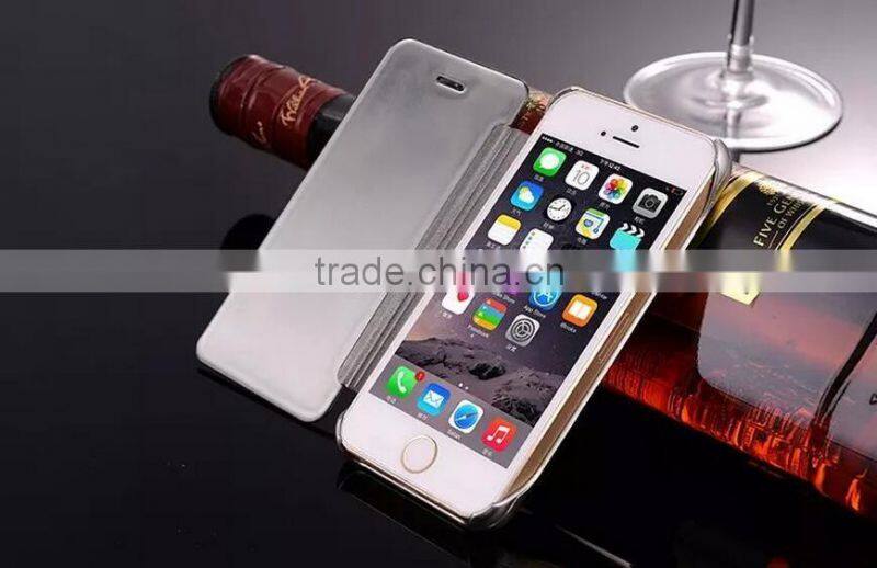 Hot Selling UV Painting Flip Smart Cover For iPhone 6