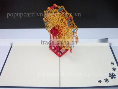 Hummingbird Happy birthday 3d pop up card