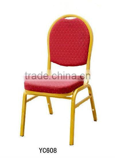 used aluminum stacking banquet chair YC609