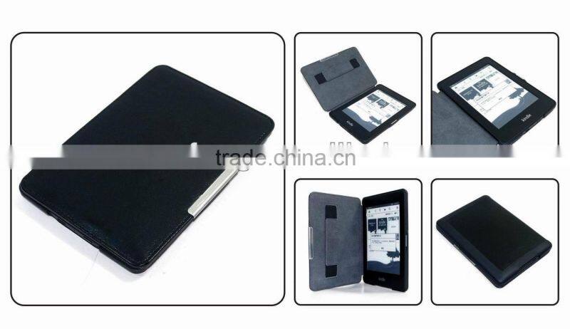 Smart Leather Case for New Kindle Paperwhite eReader