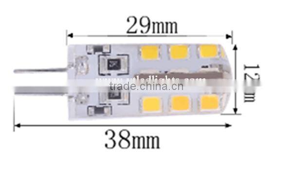 g4 led light bulb 12v led bulb light 3W 24pcs 2835 300lm DC10-20V led g4 lamp high quality 2 years warranty