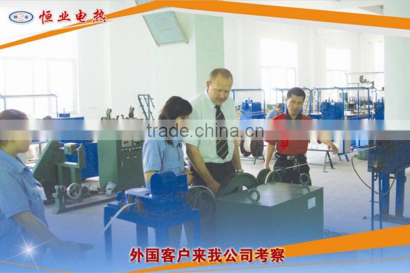 stailess steel Flange Tubular electric thermal fluid heater