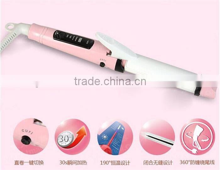 Portable electric hair curler hair straightener made in china
