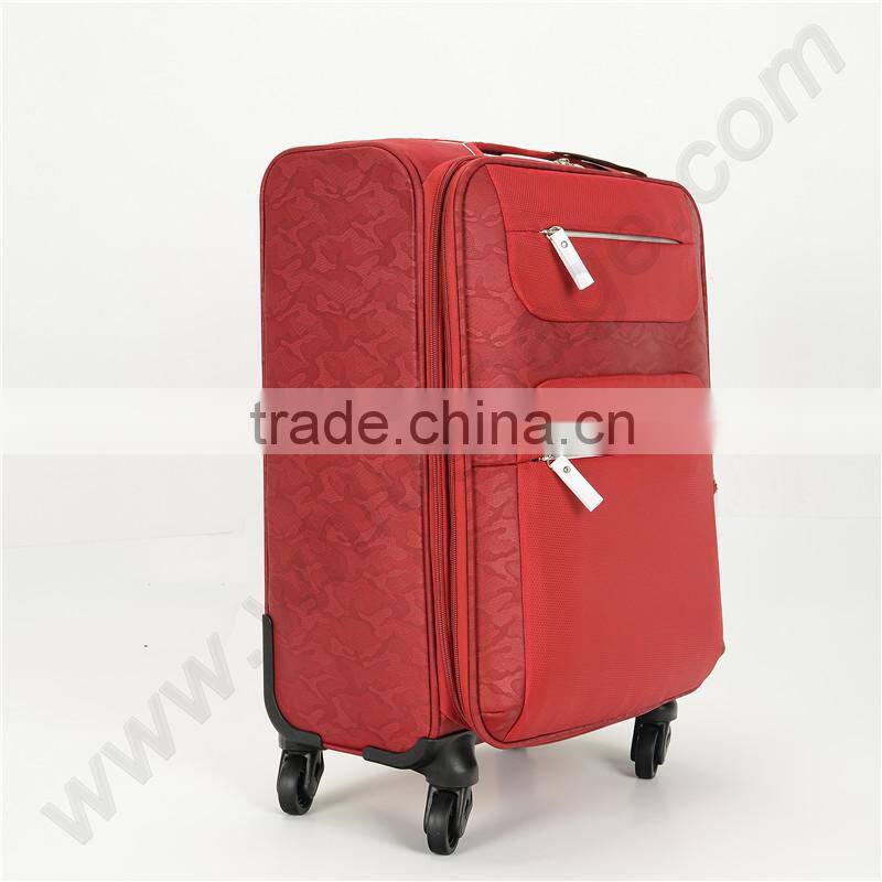 2016 New Jaquard Nylon Luggage Suitcase