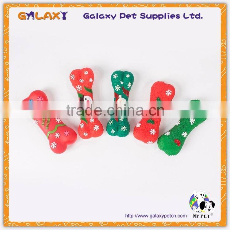 VT7030 Wholesale Christmas pet toy,pet vinyl toy dog teeth toy