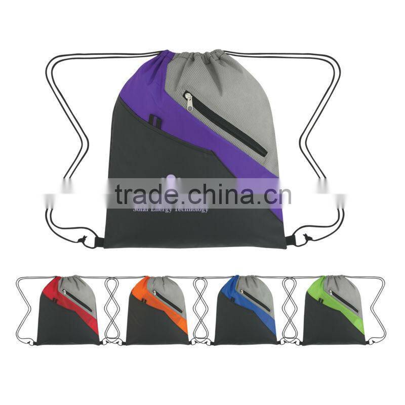 Waverly Drawstring Backpack-Lime Green