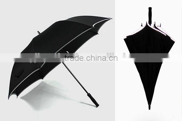 30" Reflective Stripe Umbrella, VIP Golf Umbrella