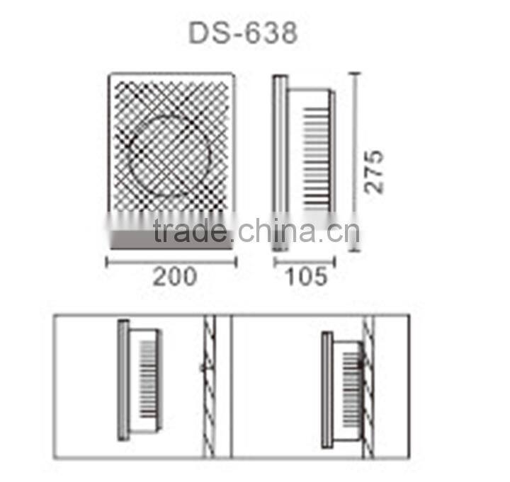Indoor wall installation speakers, wall mount speaker