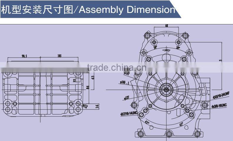 12.5kw v-Twin Cylinder, 4 stroke gasoline engine