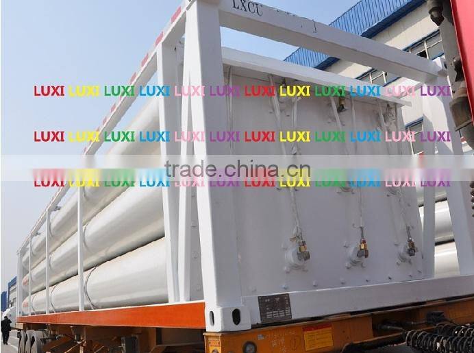 H6 CNG tube trailers for mobile gas containment needs, high pressure 250bar