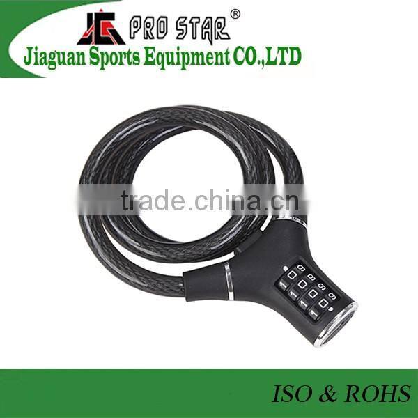 Good Quality Steel Cable Coded Bicycle Lock Bike Accessory