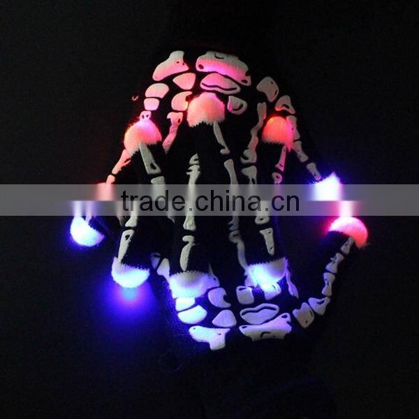 2016 Magic color changing party gloves,light gloves led