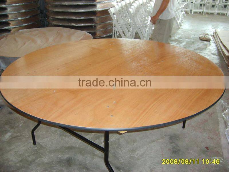 5FT Plywood Round Table For Events
