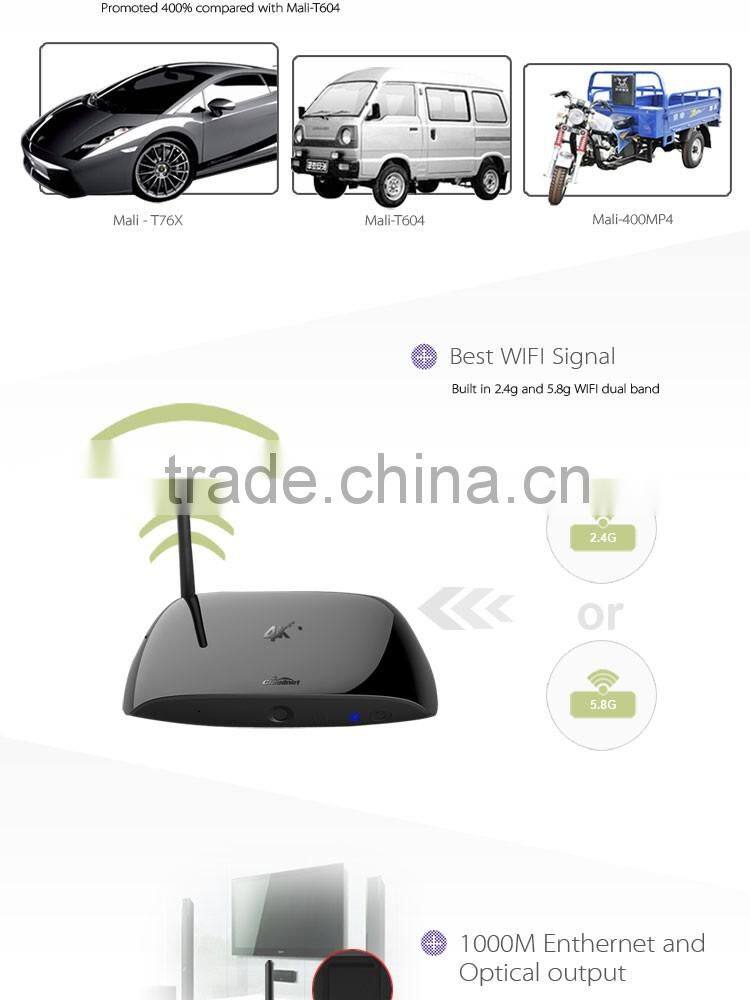Cloudnegto RK3288 led tv stand tv table vb-t2 free iptv box 2gb ram 16 gb rom wtih XBMC set top box