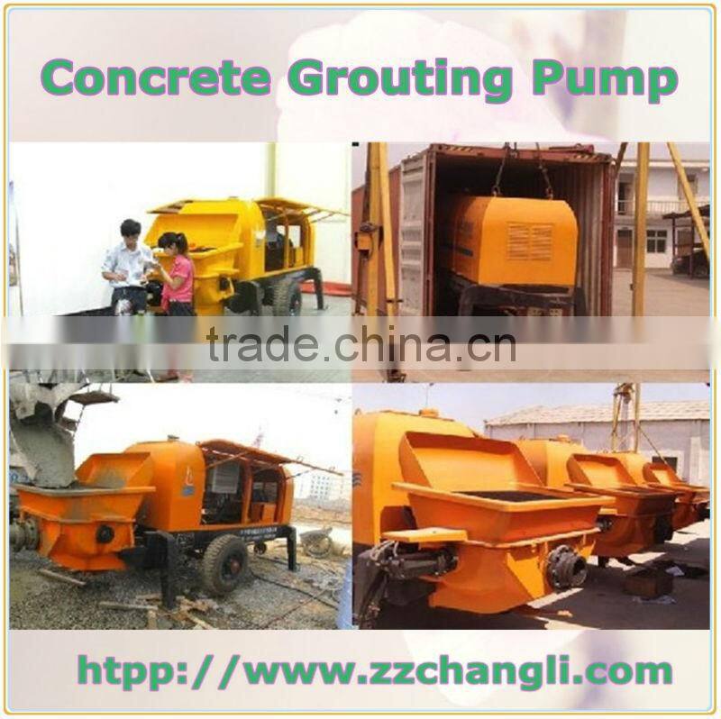 10m3 small concrete pump, portable concrete pump for concrete batching plant