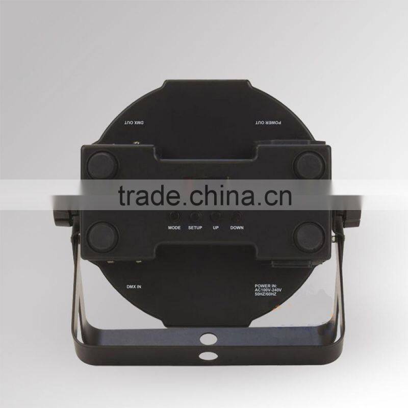 wireless control RGBW 5pcs led flat par stage light