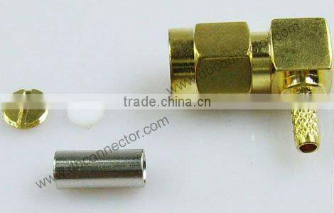 right angle solder sma military connector