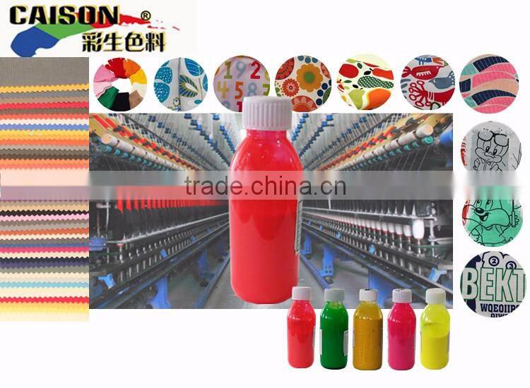 2016 hot selling textile industrial pigment paste