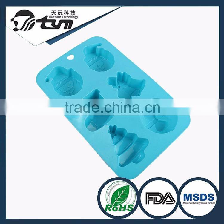 China Factory Price BPA Free Different Shape Silicone Baking Molds