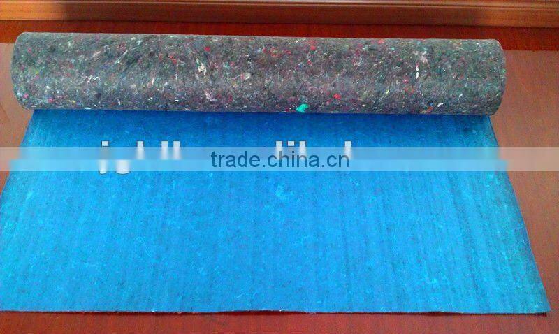 Non-woven fiber felt/fiber flooring underlay