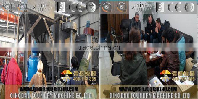 CE Approved Wire Mesh Conveyor Shot Blasting Machine