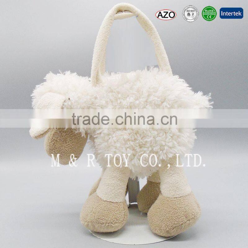 Alibaba china new design lovely lamb plush backpack for children