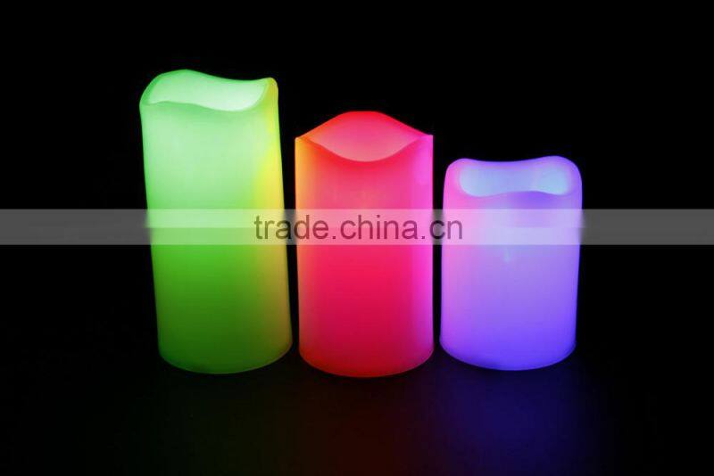 led scented candle with 18keys remote control