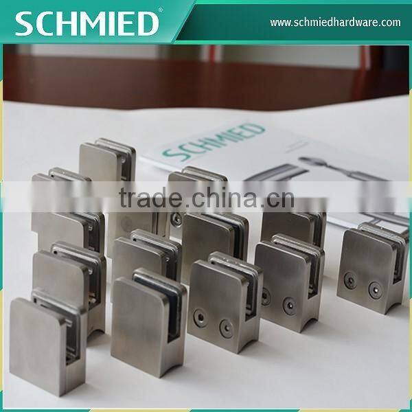 glass balustrade fittings stainless steel glass fittings square glass clamps