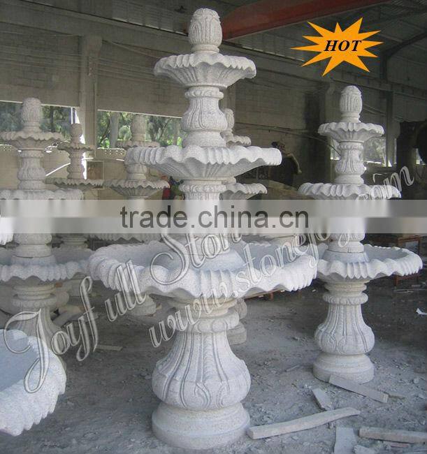 Classical style 3 tiers stone fountain