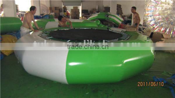 2015 the cheap and good quality inflatable water jumping bed / inflatable trampoline for sale