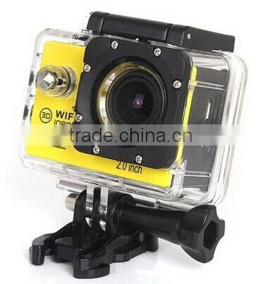 High Resolution Waterproof full hd 1080p WIFI sport camera
