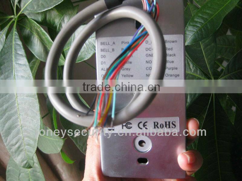 Metal case smart card rfid standalone reader with IP68 waterproof