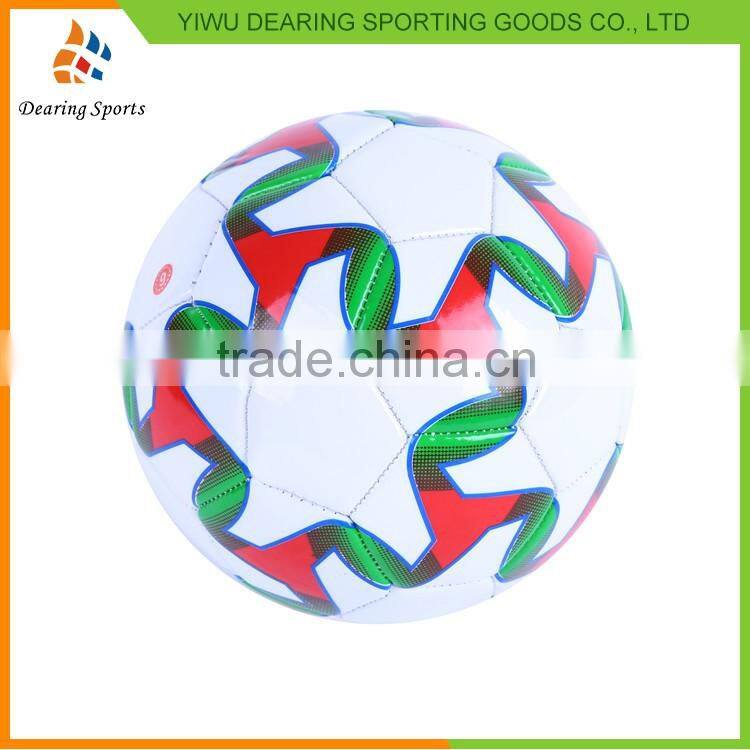 New products custom design outdoor games soccer balls 2016