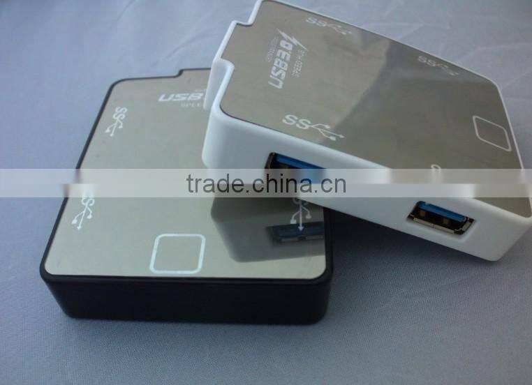 High speed USB3.0 HUB 4Ports 5Gbps Splitter Power Adapter