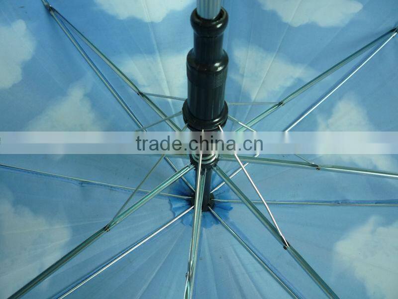 25"x8k hot sale auto open straight cloud umbrella