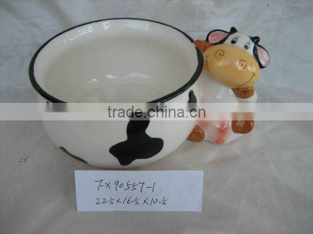 Cow design ceramic