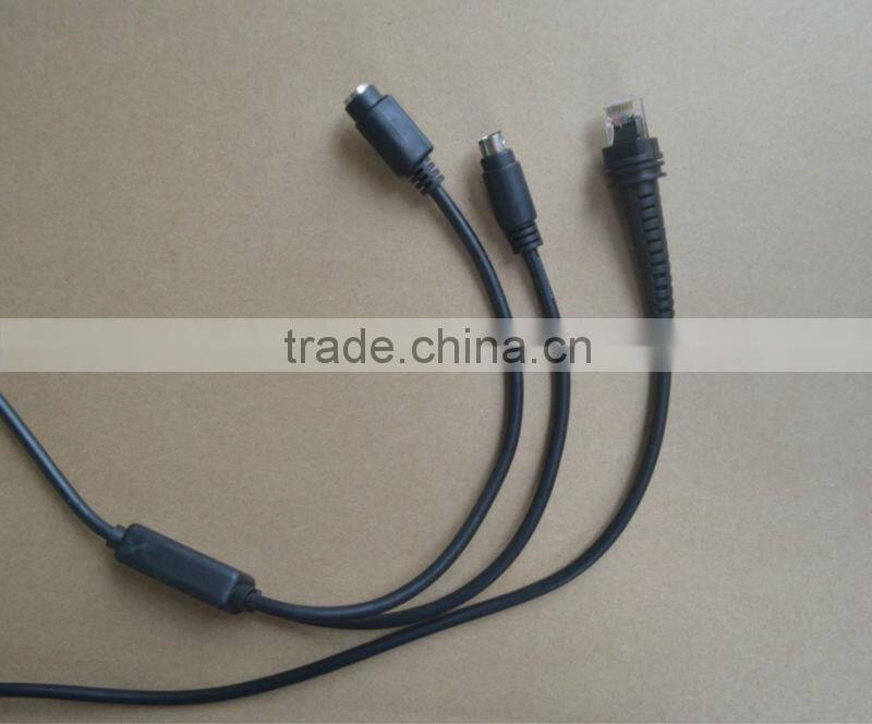 DIN Cable Assembly 8-pin Mini DIN Plug to 4 x RCA Jack and 3.5 Stereo Plug