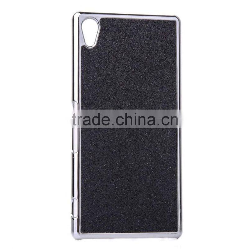 Glittery Powder Leather Plated PC Case for Sony Xperia Z4, PC Case for Sony Xperia Z4,Case for Xperia Z4