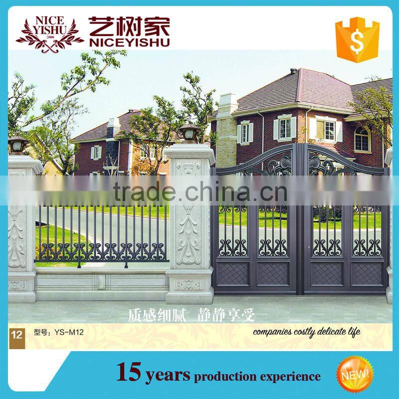 Customized aluminum main gate designs, gate design, different steel gate designs