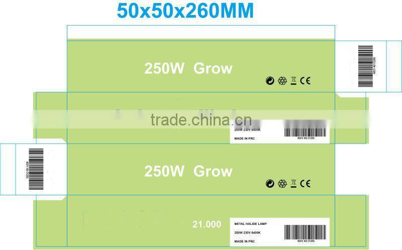 250W sodium grow lamp as same spectrum as SUNMASTER