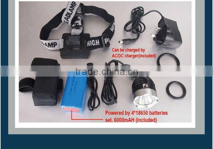 New CREE XML T6 LED rechargeabke Bike Light