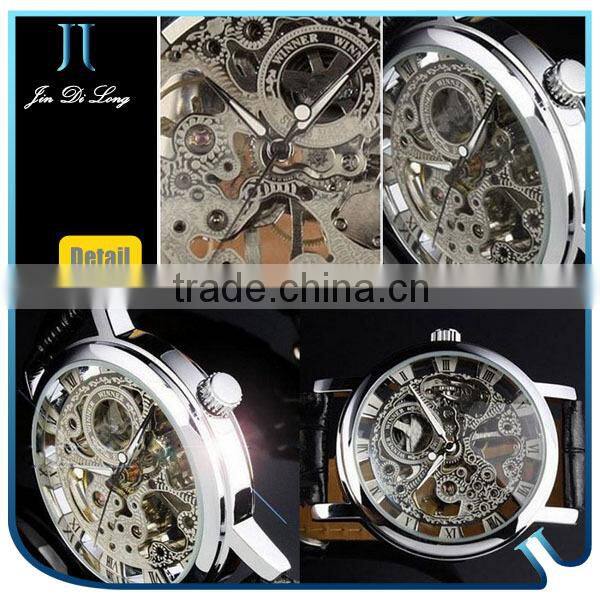 Best sell stainless steel fashion Mechanical brand Designer Custom Business Watch for men