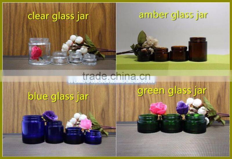 100ml glass jar with cosmetic jar glass for glass storage jar GJ605R