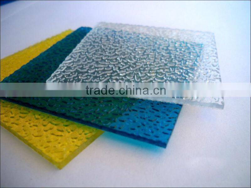 colored Polycarbonate embossed sheet