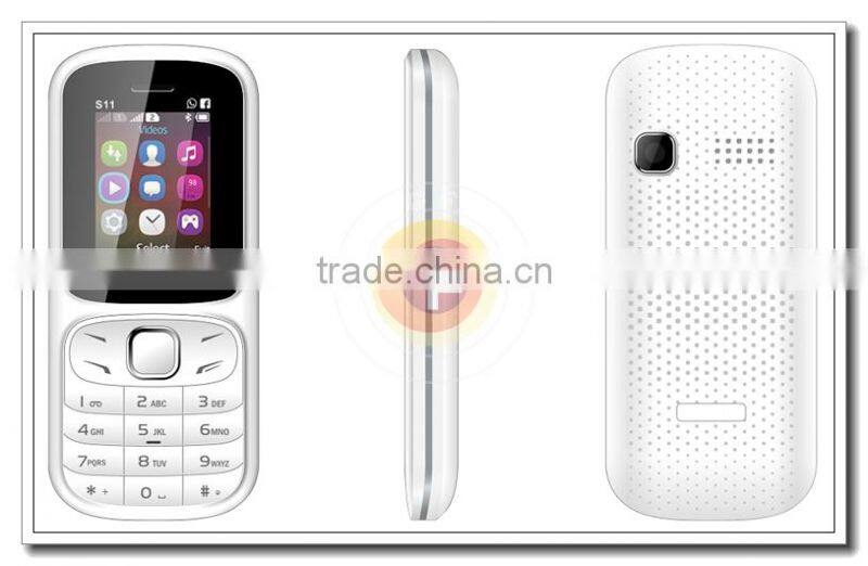 Custom LOGO 1.8 Inch Screen Quad Band FM GPRS GSM Dual SIM World Cheapest Mobiles S11