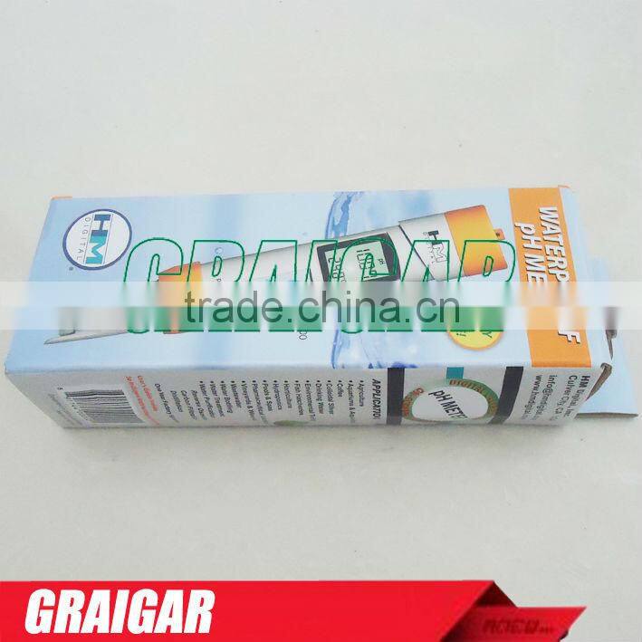 High accuracy HM digital PH-200 Waterproof pH/Temp Meter