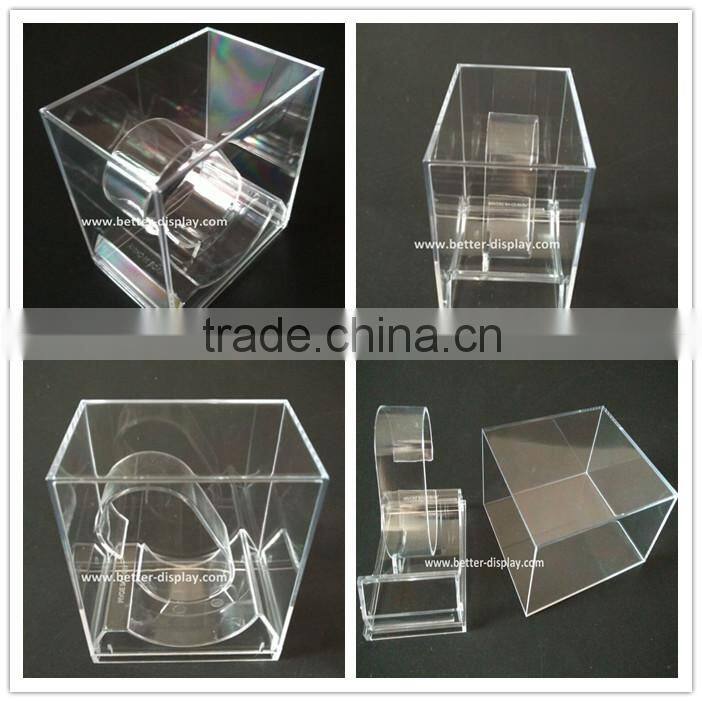 custom acrylic clear plastic watch box
