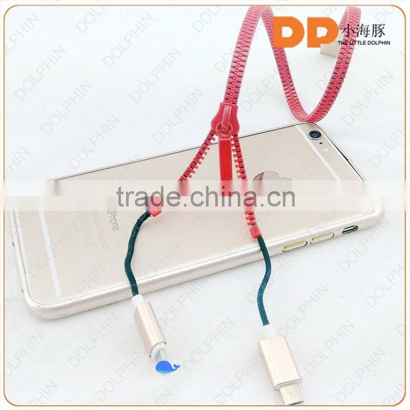 zipper usb cable 2-in-1 cable zipper USB data cable world best selling products
